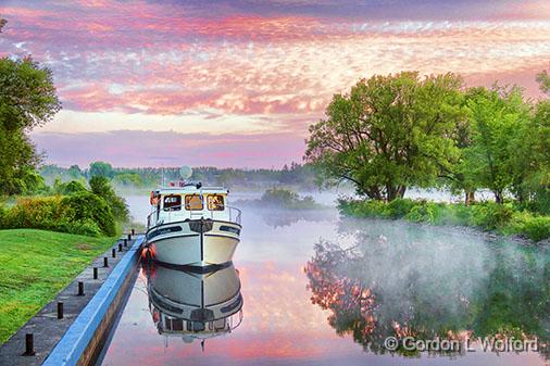 Boat At Edmonds_25989.jpg - Photographed along the Rideau Canal Waterway near Smiths Falls, Ontario, Canada.